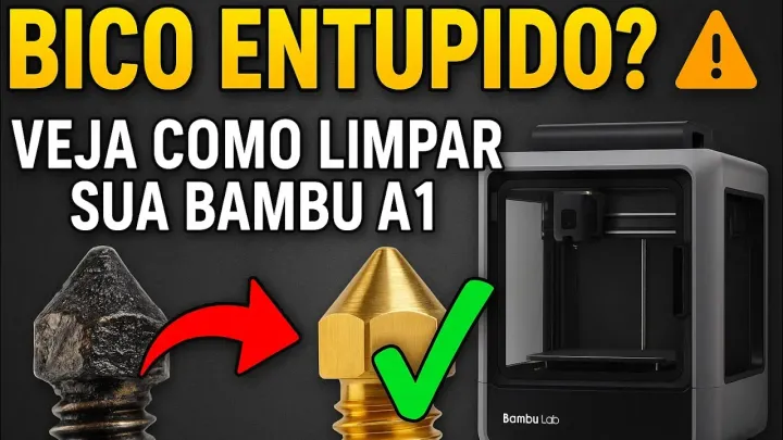 Bambu Lab A1 - Manutenção do Bico | Passo a Passo Completo